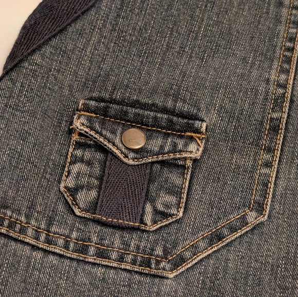 Bass Jeans Knee-Length Denim Utility Skirt – Size 6 – Dark Wash - Picture 3 of 14